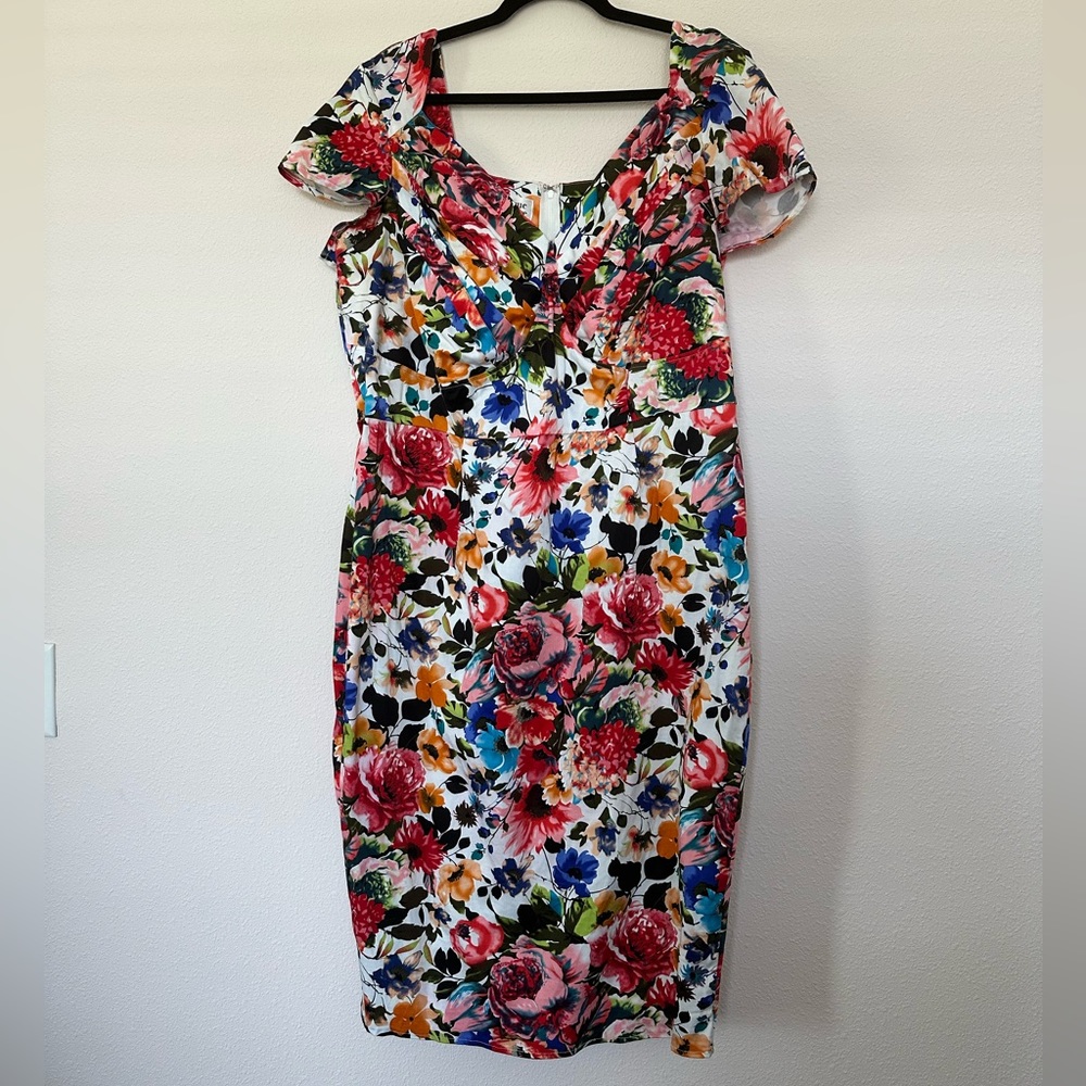 Unique Vintage Floral dress 4X